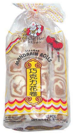 Steamed Mandarin Rolls Chocolate Flavor