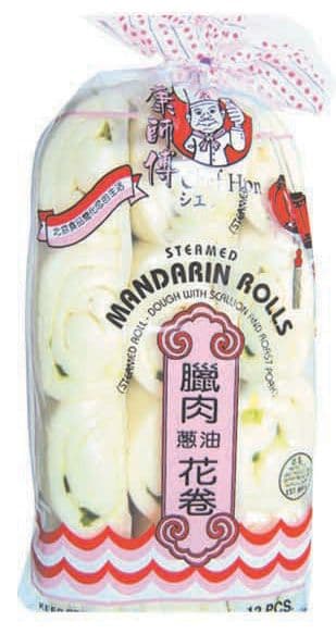 Steamed Mandarin Rolls with Roast Pork & Scallion