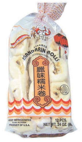 Steamed Mandarin Rolls with Sweet Rice