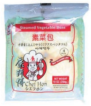 Steamed Vegetable Buns with Mushroom