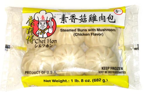 Steamed Buns with Mushroom (Chicken Flavor)