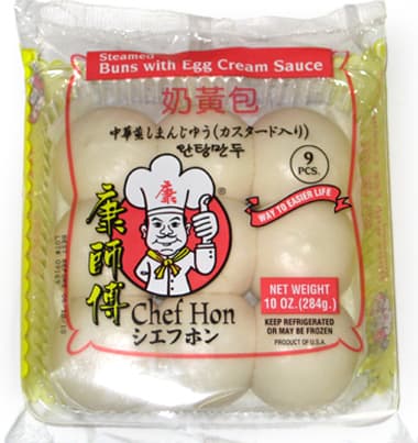 Steamed Buns with Egg Cream