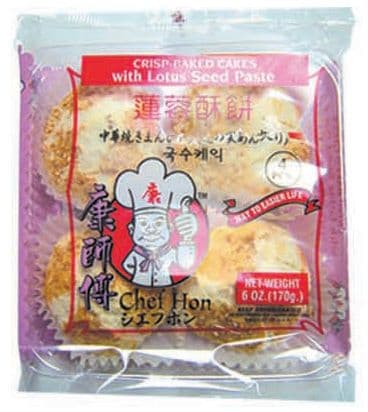 CRISP-BAKED CAKES with Lotus Seed Paste