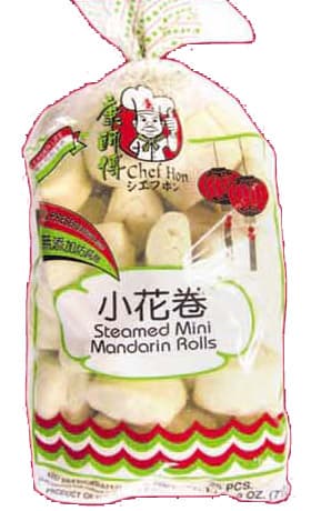 Steamed Mini Mandarin Rolls